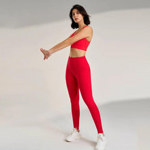 Load image into Gallery viewer, Women&#39;s Sports Fitness Set Yoga Running Quick Dry Bra Bra Tight Stretch Nine Points Pants High Waisted Skinny Yoga Set - Shop &amp; Buy
