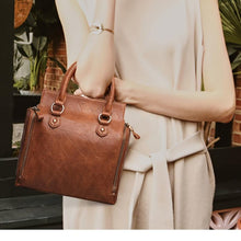 Load image into Gallery viewer, Women&#39;s Vintage Leather Handbag Portable Storage Pocket with Multi Card Slots Multi Crossbody Bag - Shop &amp; Buy
