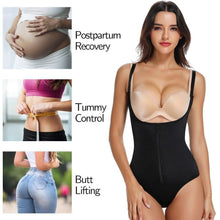 Load image into Gallery viewer, Women Shapewear Bodysuit Tummy Control Full Body Shaper Slimming Underwear Latex Sweat Fat Burner Waist Trainer Bodybriefer - Shop &amp; Buy
