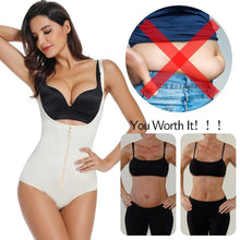 Load image into Gallery viewer, Women Shapewear Bodysuit Tummy Control Full Body Shaper Slimming Underwear Latex Sweat Fat Burner Waist Trainer Bodybriefer - Shop &amp; Buy
