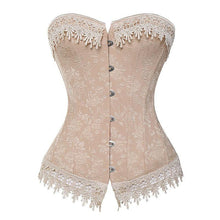 Load image into Gallery viewer, Women Steampunk Corsets Gothic Clothing Overbust Waist Trainer Bustier Tops - Shop &amp; Buy
