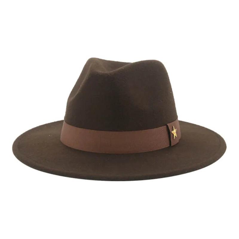 Women Winter Hats for Women Ribbon Band Men's Hat Wide Brim Classic Beige Wedding Church Bowler - Shop & Buy