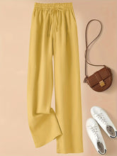 Load image into Gallery viewer, Womens Chic Wide Leg Elastic Waist Pants - Comfortable &amp; Stylish for Summer &amp; Spring - Shop &amp; Buy
