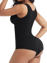 Load image into Gallery viewer, Womens High-Waist Shaper Bodysuit, Firm Tummy Control Slimming Bodywear, Flexible Fit, Zippered Front Closure - Shop &amp; Buy

