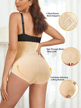 Load image into Gallery viewer, Womens High Waist Shapewear Briefs, Tummy Control Butt Lifter Panties, Comfort Lace Design - Shop &amp; Buy
