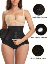 Load image into Gallery viewer, Womens High Waist Shapewear Briefs, Tummy Control Butt Lifter Panties, Comfort Lace Design - Shop &amp; Buy
