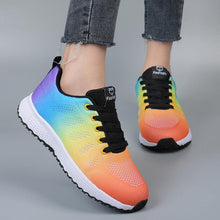 Load image into Gallery viewer, Womens Lightweight Mesh Sneakers - Breathable &amp; Comfortable, Casual Lace Up Design - Perfect for Outdoor Running &amp; Festive Occasions like Koningsdag/Kings Day - Shop &amp; Buy
