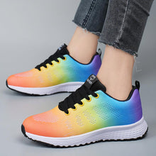 Load image into Gallery viewer, Womens Lightweight Mesh Sneakers - Breathable &amp; Comfortable, Casual Lace Up Design - Perfect for Outdoor Running &amp; Festive Occasions like Koningsdag/Kings Day - Shop &amp; Buy
