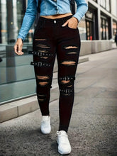 Load image into Gallery viewer, Womens Ripped Skinny Jeans - Fashion-Forward Chic, Ultra-Comfortable Stretch - Shop &amp; Buy
