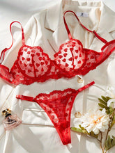 Load image into Gallery viewer, Womens Sexy Adult Romantic Heart-shaped Embroidered Underwear Set - Shop &amp; Buy

