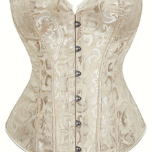 Load image into Gallery viewer, Womens Sexy Brocade Vintage Corset Overbust Bustier Top Corsets - Shop &amp; Buy
