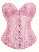 Load image into Gallery viewer, Womens Sexy Brocade Vintage Corset Overbust Bustier Top Corsets - Shop &amp; Buy
