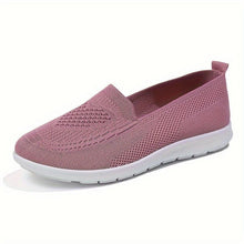 Load image into Gallery viewer, Womens Solid Color Knitted Sneakers - Ultra-Soft Sole, Featherweight Walking Trainers - Effortless Slip-On, Cool Breathable Mesh for All-Day Comfort - Shop &amp; Buy
