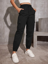 Load image into Gallery viewer, Womens Y2K-Inspired Cargo Pants - Comfy Drawstring with Pockets, Versatile Casual Wear - Shop &amp; Buy
