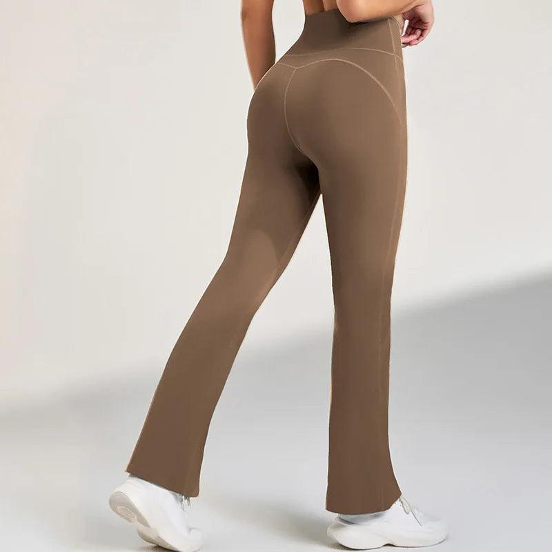 Yoga Pants Wide Leg Bottom Flare Breathable Quick Dry Bottoms Sportswear - Shop & Buy