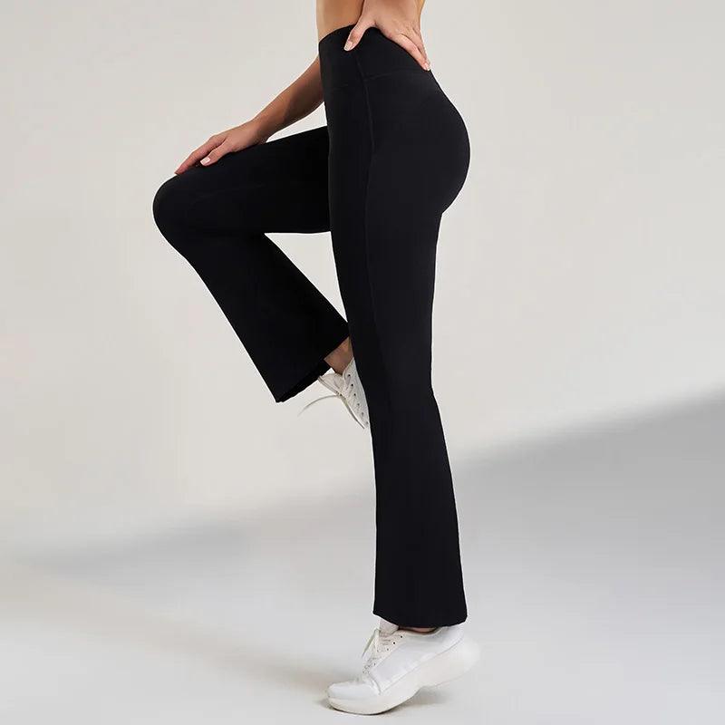 Yoga Pants Wide Leg Bottom Flare Breathable Quick Dry Bottoms Sportswear - Shop & Buy