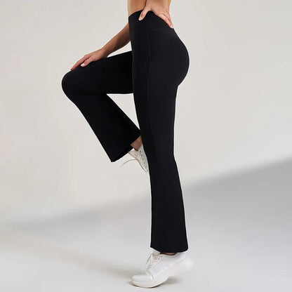 Yoga Pants Wide Leg Bottom Flare Breathable Quick Dry Bottoms Sportswear - Shop & Buy