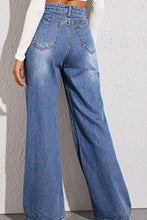 Load image into Gallery viewer, High Waist Wide Leg Jeans