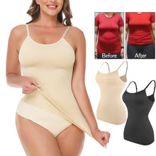 Load image into Gallery viewer, Camisole Shapewear for Plus Size Women Tummy Control Shapewear Shaping Tank Tops Slimming Body Shaper Compression Vest Underwear