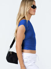 Load image into Gallery viewer, Backless Short Sleeve Cropped Blouse - Shop &amp; Buy
