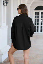 Load image into Gallery viewer, Dropped Shoulder Longline Shirt - Shop &amp; Buy
