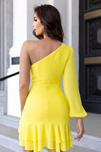 Load image into Gallery viewer, Cutout One-Shoulder Tied Dress - Shop &amp; Buy
