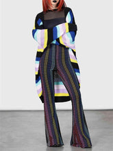 Load image into Gallery viewer, Striped Open Front Long Sleeve Cardigan - Shop &amp; Buy
