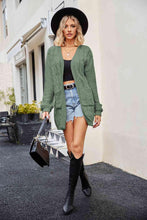 Load image into Gallery viewer, Open Front Cardigan with Pockets - Shop &amp; Buy
