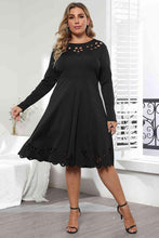 Load image into Gallery viewer, Long Sleeve Cutout Detail Dress - Shop &amp; Buy
