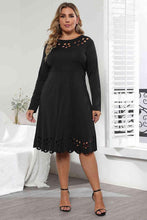 Load image into Gallery viewer, Long Sleeve Cutout Detail Dress - Shop &amp; Buy

