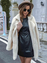 Load image into Gallery viewer, Long Sleeve Teddy Coat with Pockets - Shop &amp; Buy

