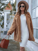Load image into Gallery viewer, Long Sleeve Teddy Coat with Pockets - Shop &amp; Buy
