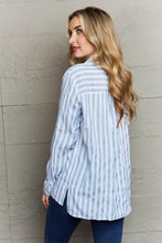 Load image into Gallery viewer, Ninexis Take Your Time Collared Button Down Striped Shirt - Shop &amp; Buy
