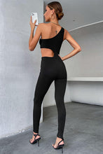 Load image into Gallery viewer, One-Shoulder Cutout Jumpsuit - Shop &amp; Buy
