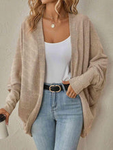 Load image into Gallery viewer, Open Front Dropped Shoulder Cardigan - Shop &amp; Buy
