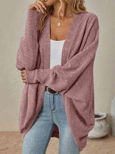 Load image into Gallery viewer, Open Front Dropped Shoulder Cardigan - Shop &amp; Buy
