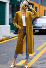 Load image into Gallery viewer, Open Front Long Cardigan with Pockets - Shop &amp; Buy
