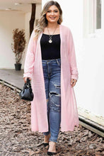 Load image into Gallery viewer, Open Front Long Sleeves Slit Cardigan - Shop &amp; Buy
