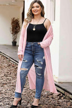 Load image into Gallery viewer, Open Front Long Sleeves Slit Cardigan - Shop &amp; Buy
