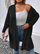 Load image into Gallery viewer, Plus Size Button Down Longline Cardigan - Shop &amp; Buy
