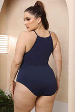 Load image into Gallery viewer, Plus Size Halter Neck Spaghetti Strap Bodysuit - Shop &amp; Buy
