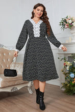 Load image into Gallery viewer, Plus Size Lace Detail V-Neck Dress - Shop &amp; Buy
