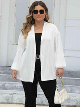 Load image into Gallery viewer, Plus Size Open Front Long Sleeve Cardigan - Shop &amp; Buy
