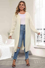 Load image into Gallery viewer, Plus Size Open Front Long Sleeve Cardigan - Shop &amp; Buy
