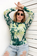 Load image into Gallery viewer, Plus Size Printed Round Neck Long Sleeve Blouse - Shop &amp; Buy
