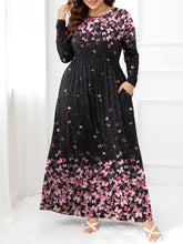 Load image into Gallery viewer, Plus Size Round Neck Maxi Dress with Pockets - Shop &amp; Buy
