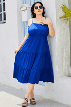 Load image into Gallery viewer, Plus Size Spaghetti Strap Tiered Dress - Shop &amp; Buy

