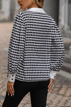 Load image into Gallery viewer, Printed Collared Neck Lantern Sleeve Shirt - Shop &amp; Buy

