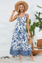 Load image into Gallery viewer, Printed V-Neck Wide Strap Dress - Shop &amp; Buy
