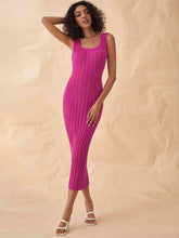 Load image into Gallery viewer, Ribbed Sleeveless Sweater Dress - Shop &amp; Buy
